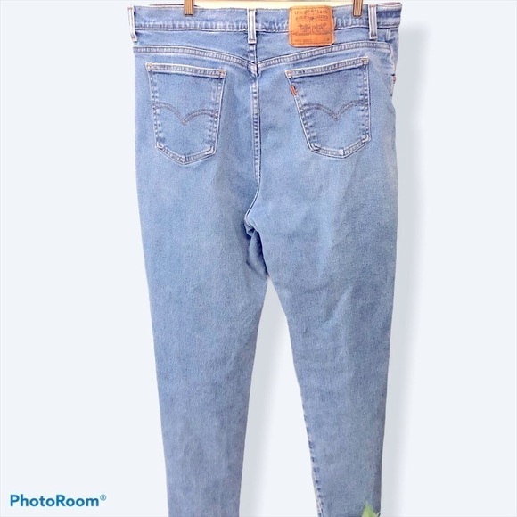 LEVI’S 922 Orange tab 1996 tapered leg high waisted 20W Med, light, Vintage - Picture 4 of 16